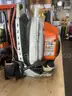 STIHL BR 800 C E. SERIAL # 517474132. PURCHASED 1/31/19. ABLE TO START FROM SIDE WHILE ON BACK.