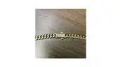 10K Yellow Gold Neck Chain and One Diamond Pendant