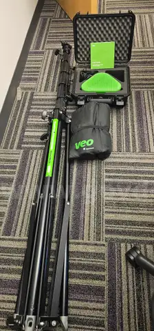 Veo Camera Bundle - Veo camera with hard shell case with tripod.