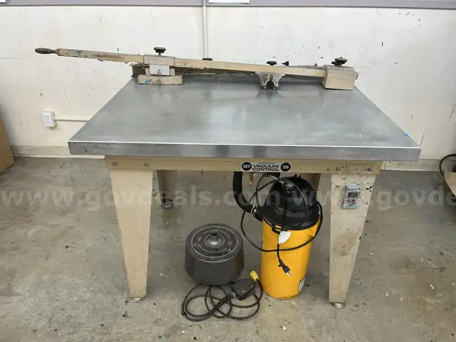 AWT serigraph screen printing vacuum table #1