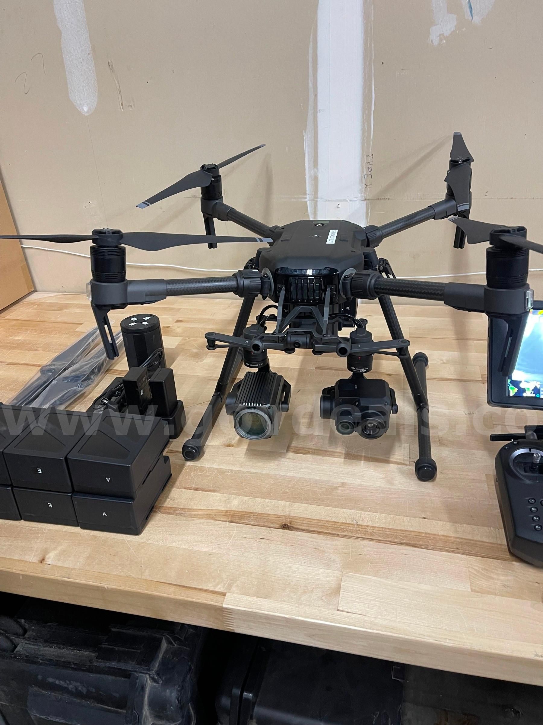 DJI Matrice 210 Thermal drone with accessories | GovDeals
