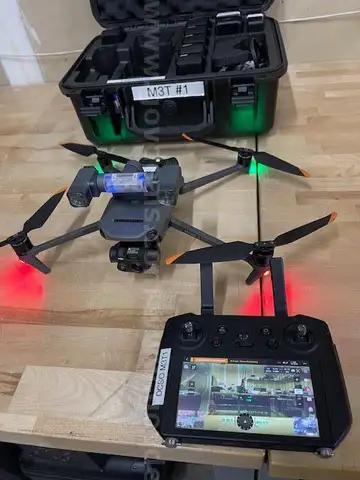 DJI Mavic 3 Thermal Drone with 7 batteries and spotlight.