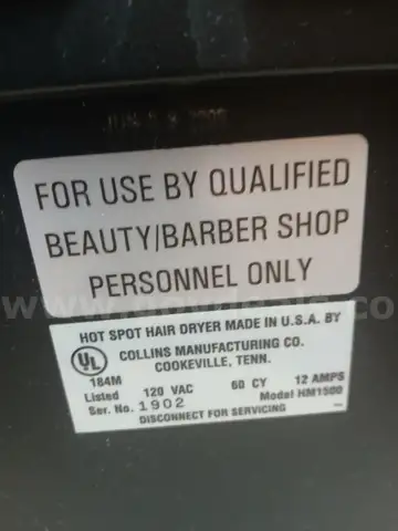 Collins Hair Dryers Set of 4