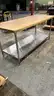 Wood Top Table