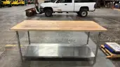 Wood Top Table