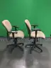 Lot of (2) Rolling Chairs with Arms