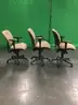 Lot of (3) Rolling Chairs with Arms