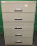 Lot of (2) Five Drawer Lateral File Cabinets
