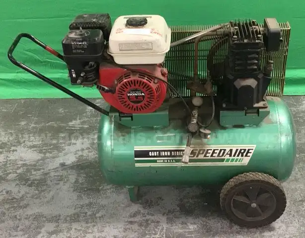 Speedaire 20 Gallon Compressor on Wheels