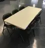 Lot of  (4) Folding Tables and  (24) Folding Chairs