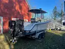 2009 McKee Craf 2400 Dual Boat  with 2009 Road King Boat Trailer