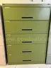 Lot of (10) Various Five Drawer Lateral File Cabinets