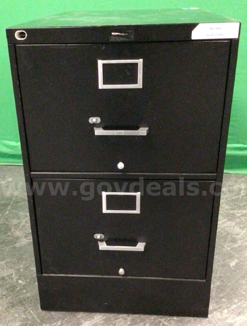Lot of (2) Two Drawer File Cabinets | AllSurplus