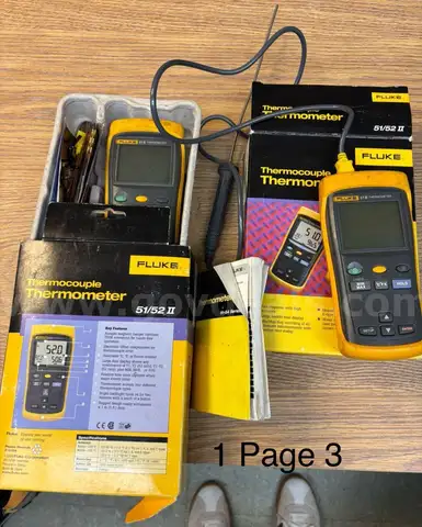 Lot of (8) Scientific Thermometers