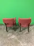 Lot of (2) Rolling Side Chairs with Arms