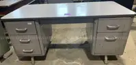 Lot of (3) Metal Desks