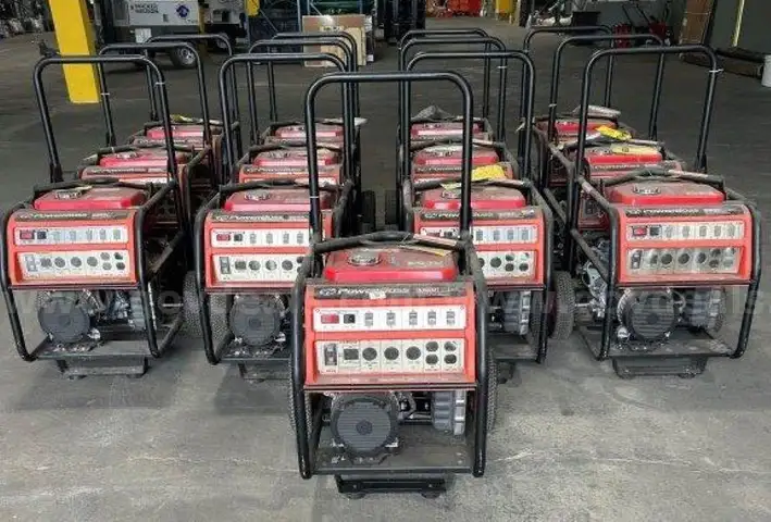 Lot of Approx. (13) PowerBoss Generators 5.5kW