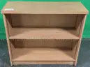 Two Shelf Wood Bookcase