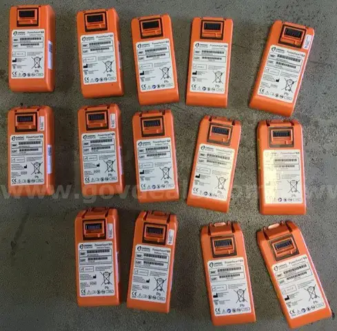 Lot of Approx. (14) G5 AED Batteries