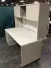Desk with Overhead Cabinet