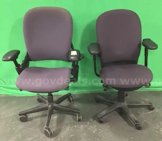 Lot of (2) Rolling Office Chairs with Arms