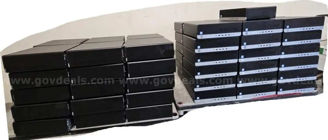 Lot of Approx. (67) HP Elite Desk 800 G3 SFF Desktop Computers