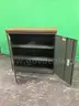 Two Door Three Shelf Metal Storage Cabinet
