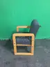 Lot of (4) Wood Frame Side Chairs with Arms