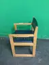 Lot of (2) Wood Frame Side Chairs with Arms