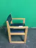 Lot of (2) Wood Frame Side Chairs with Arms