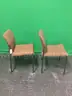 Lot of (2) Metal Frame Side Chairs