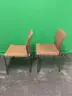 Lot of (2) Metal Frame Side Chairs