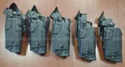 Lot of Approx. (462) 6360 ALS Mid-Ride Safariland Holsters