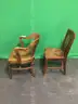 Lot of (2) Wooden Chairs with Arms