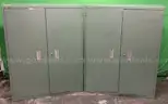 Lot of (2) Two Door Metal Storage Cabinets