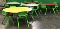 Lot of (5) Tables with (20) Chairs