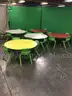Lot of (5) Tables with (20) Chairs