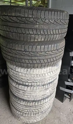 Lot of (6) Used Goodyear Assurance All-Weather Tires - 235/50 R18