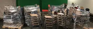 Lot of Approximate (175) Student Chairs