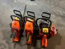 Lot of (3) Husqvarna Chainsaws