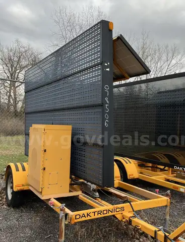 Daktronics VP1400 Message Boards Trailered