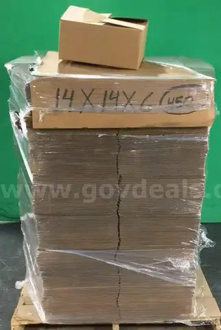 Lot of Approximate (450) Cardboard Boxes