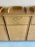 Lot of (4) Wooden Trash Bins
