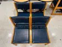 Lot of (3) Round Cafe Tables w/ (6) Chairs