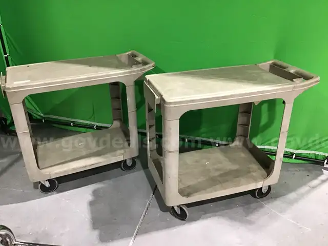 Lot of (2) Rubbermaid Carts