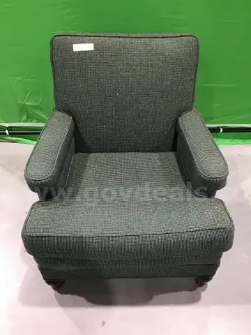 Green Fabric Side Chair