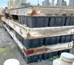 Lot of (3) Wooden Floating Docks