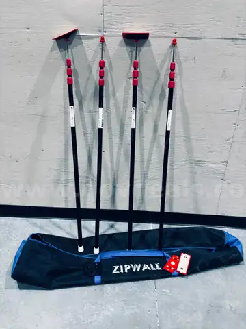 Zipwall System with Bag