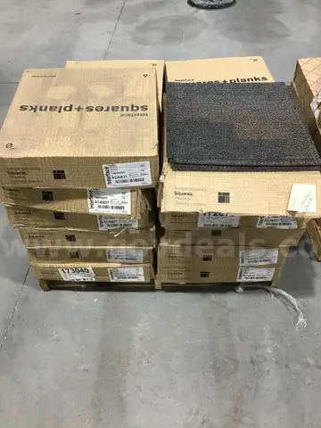 Lot of Approximate (19) Boxes of Interface Carpet Tiles