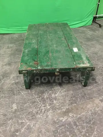 Two Wheeled Wood Cart